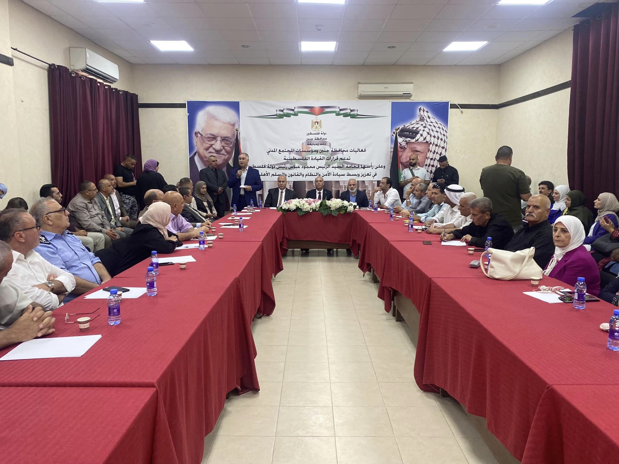 جانب من اللقاء (عدسة: ثائر أبو بكر/ وفا)